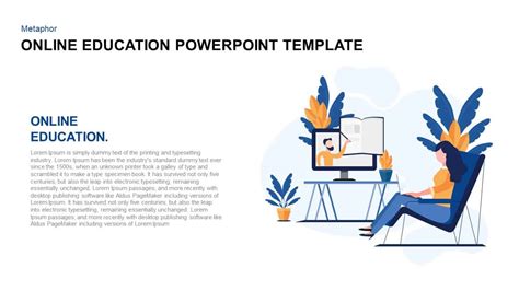 Online Education Template for PowerPoint Presentation