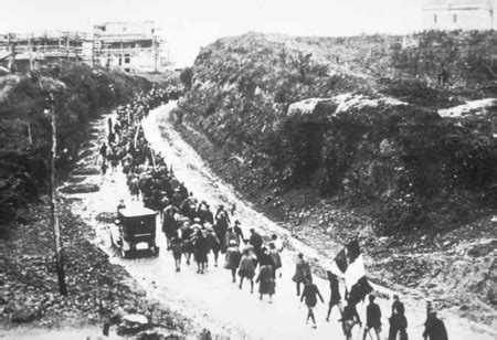 March on Rome: Italian fascists led by Benito Mussolini march on Rome