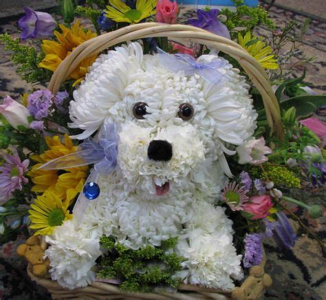 Dog Sympathy Flower Arrangements Funeral Dog Flowers Tribute - cubandancing