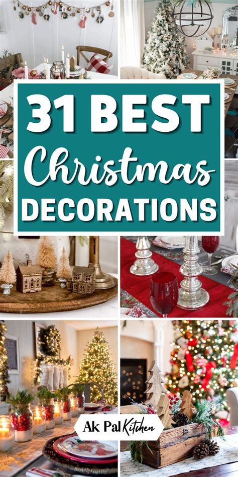 31 DIY Christmas Table Decorations in 2023 | Christmas table ...
