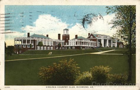 Virginia Country Club Richmond, VA Postcard