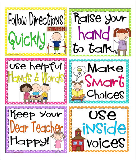 http://www.teacherspayteachers.com/Product/Our-6-Classroom-Rules-283736 Teaching Rules, Teaching ...