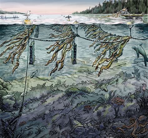 Kelp Farm Illustration! — Steffon Moody