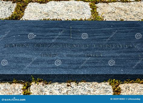 The Tomb of the American President John F. Kennedy at the Memorial of ...