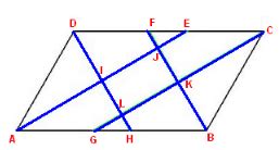 Proofs that angle bisector of a parallelogram form a rectangle.