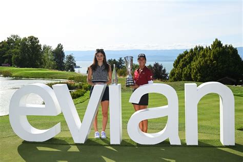 Emma Raducanu - Trophy presentation at Amundi Evian Championship at Evian Resort Golf Club 07/30 ...