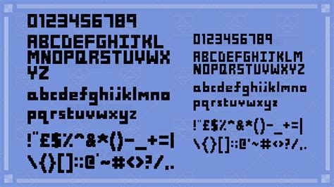 7 Pixel Art Font Sprite Sheets | GameDev Market