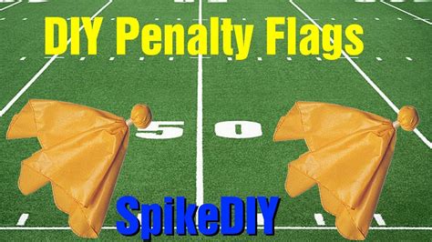 DIY Football Penalty Flag - YouTube