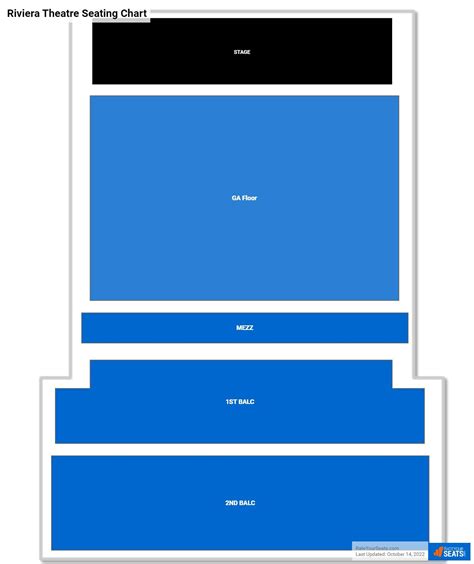 Riviera Theatre Seating Chart - RateYourSeats.com