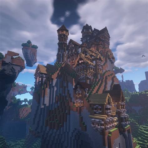 Love this mountain village by @top.minecraft.buildings ! ---... | Minecraft architecture ...