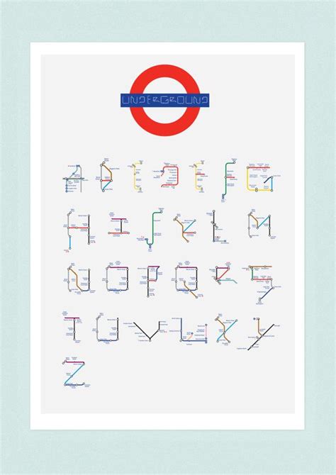 The London Underground Modular Typeface. | Lettering, Typography ...