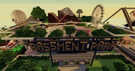 Minecraft Theme Park Schematic