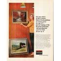 1965 Gold Bond Fashion Grain Vintage Ad "Robert Wood paintings"