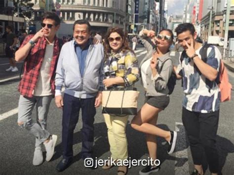 LOOK: Mayor Joseph Estrada and family tour Japan