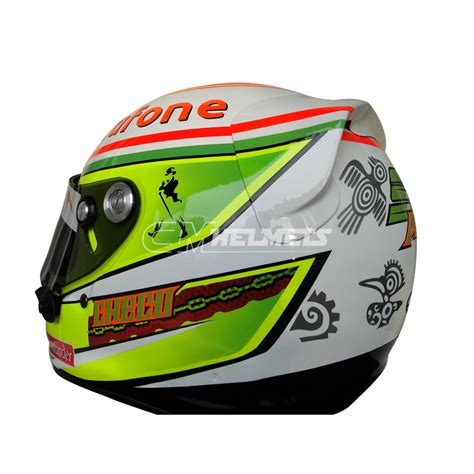 SERGIO PEREZ 2013 F1 REPLICA HELMET FULL SIZE - CM Helmets