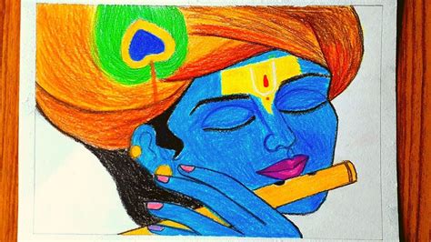 How To Draw Krishna Easy at How To Draw