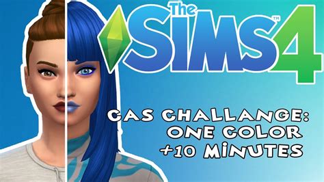 The Sims 4 PL | One Color Challenge + 10 Minutes CAS Challenge w ...