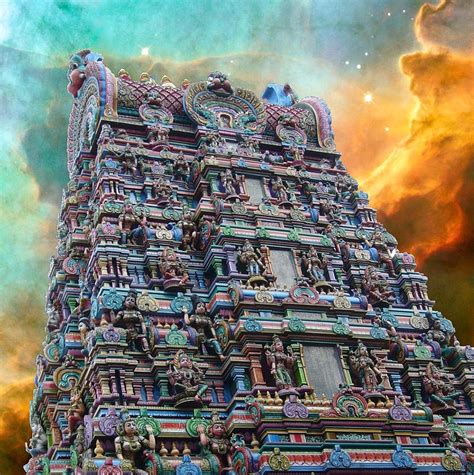 Hindu Temple Cosmos 1 Digital Art by Gregory Smith - Pixels