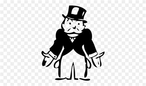 Monopoly Man Broke - Monopoly Man Clipart - FlyClipart