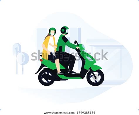 547 Motorcycle Taxi Driver Stock Vectors, Images & Vector Art | Shutterstock