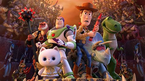 Toy Story, Sheriff Woody, Buzz Lightyear, Pixar Animation Studios, cartoon HD Wallpaper