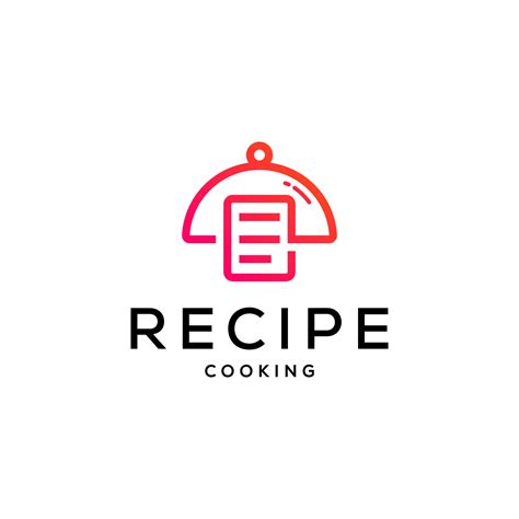 Recipe food Logo design Template 7559224 Vector Art at Vecteezy