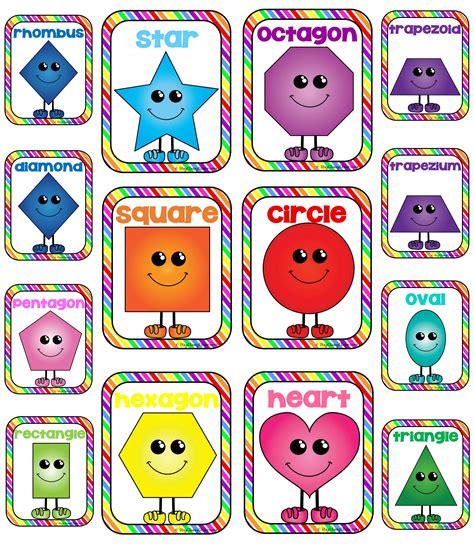 2d shape characters - Clip Art Library