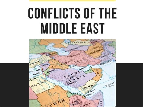 Conflicts of the Middle East | Teaching Resources