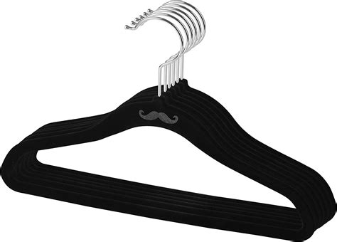 Mr. Pen- Kids Velvet Hangers, 60 Pack, Black, Baby Clothes Hangers for ...