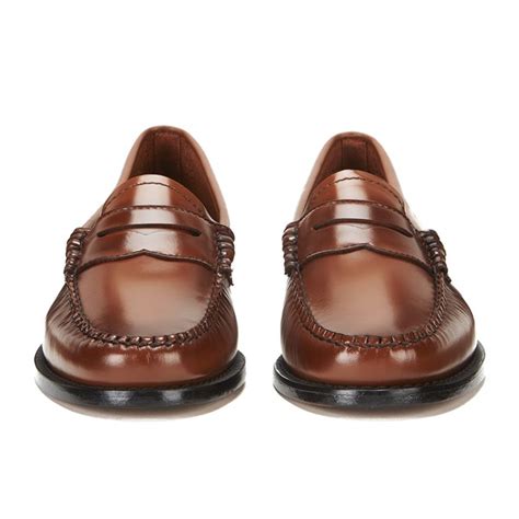 Bass Weejuns Women's Penny Leather Loafers - Mid Brown - Free UK ...