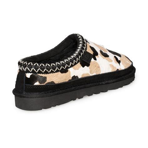 UGG Tasman Cow Print Black Slippers - Men's – MyCozyBoots