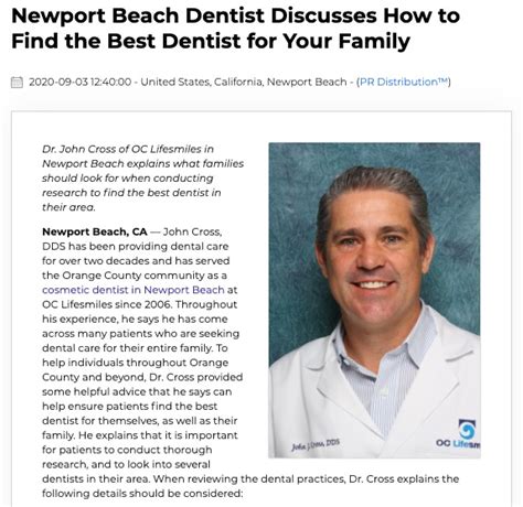 Newport Beach Dentist On How to Find the Best Dentist for Your Family | OC Lifesmiles