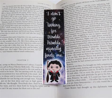 Harry Potter Quote Bookmark | Etsy