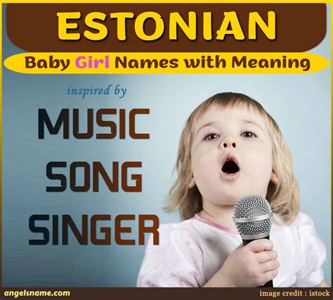 Top 30 Famous Estonian Female Singer And Musician Names | Angelsname.com