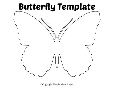 Butterfly Template Printable Free - FREE PRINTABLE TEMPLATES