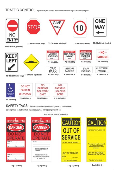 Traffic Control Signs - Jobpark Safety