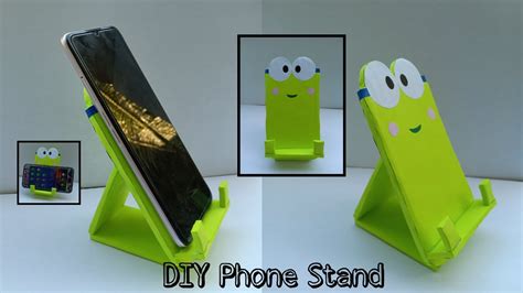 How To Make Mobile Phone Stand at Home | Phone Holder DIY - YouTube