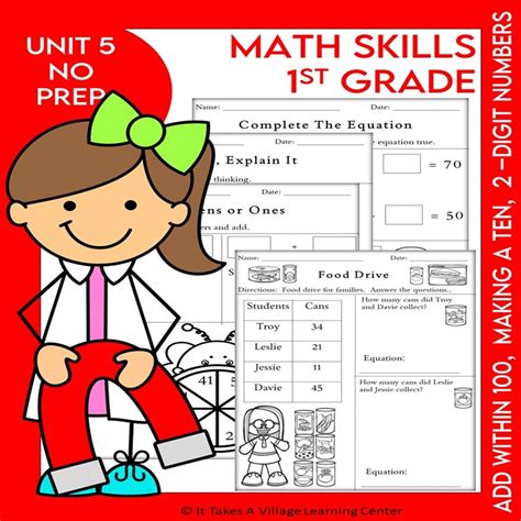 Illustrative Math Unit 5 | 2 - Digit Numbers | Made By Teachers