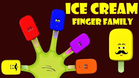 ICE CREAM Finger Family Nursery clhildren rhymes | Finger family songs | Finger family song ...