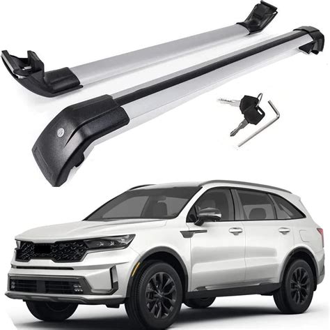 Buy SAREMAS Aluminum roof Cargo Rack for KIA Sorento 2015-2021 2022 Roof Racks Cross Bars ...