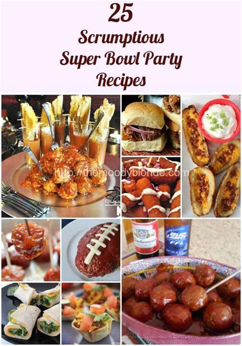 25 Scrumptious Game Day Party Recipes ~ The Moody Blonde