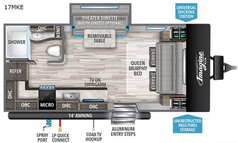 New 2021 Grand Design Imagine XLS 17MKE Travel Trailer For Sale at Blue Dog RV | Redding, CA ...