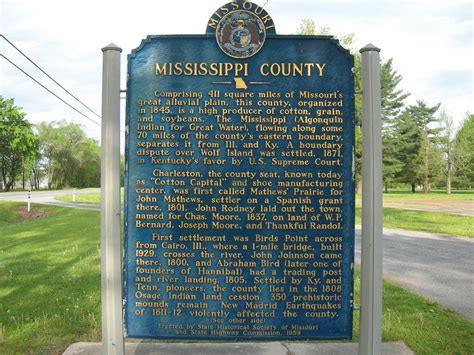 Mississippi County Historic Marker | Charleston, Missouri | Jimmy ...