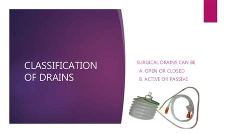 Surgical Drains Types