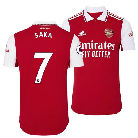 Bukayo Saka 7 Jersey - Arsenal 2023 Home Shirt - Jersey Teams