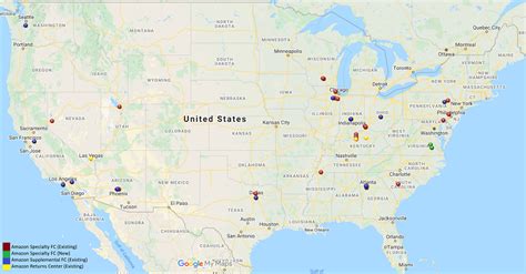 Amazon Distribution Network Maps | MWPVL International