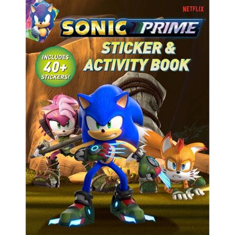 Sonic Prime Sticker & Activity Book - (sonic The Hedgehog) By Gabriella Degennaro (paperback ...