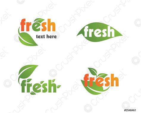 Fresh logo vector - stock vector 2548461 | Crushpixel