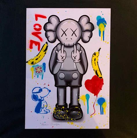 Contemporary Art - Drawing - Kaws chocolate - Koen Betjes