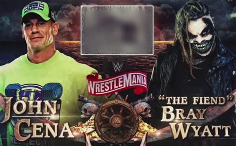 Wrestlemania 36: Concept Pics For John Cena VS 'The Fiend' Bray Wyatt's ...